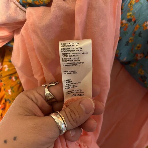 Anthropologie Multicolor Patchwork Button Front Midi Dress – Women’s M - Picture 7 of 8